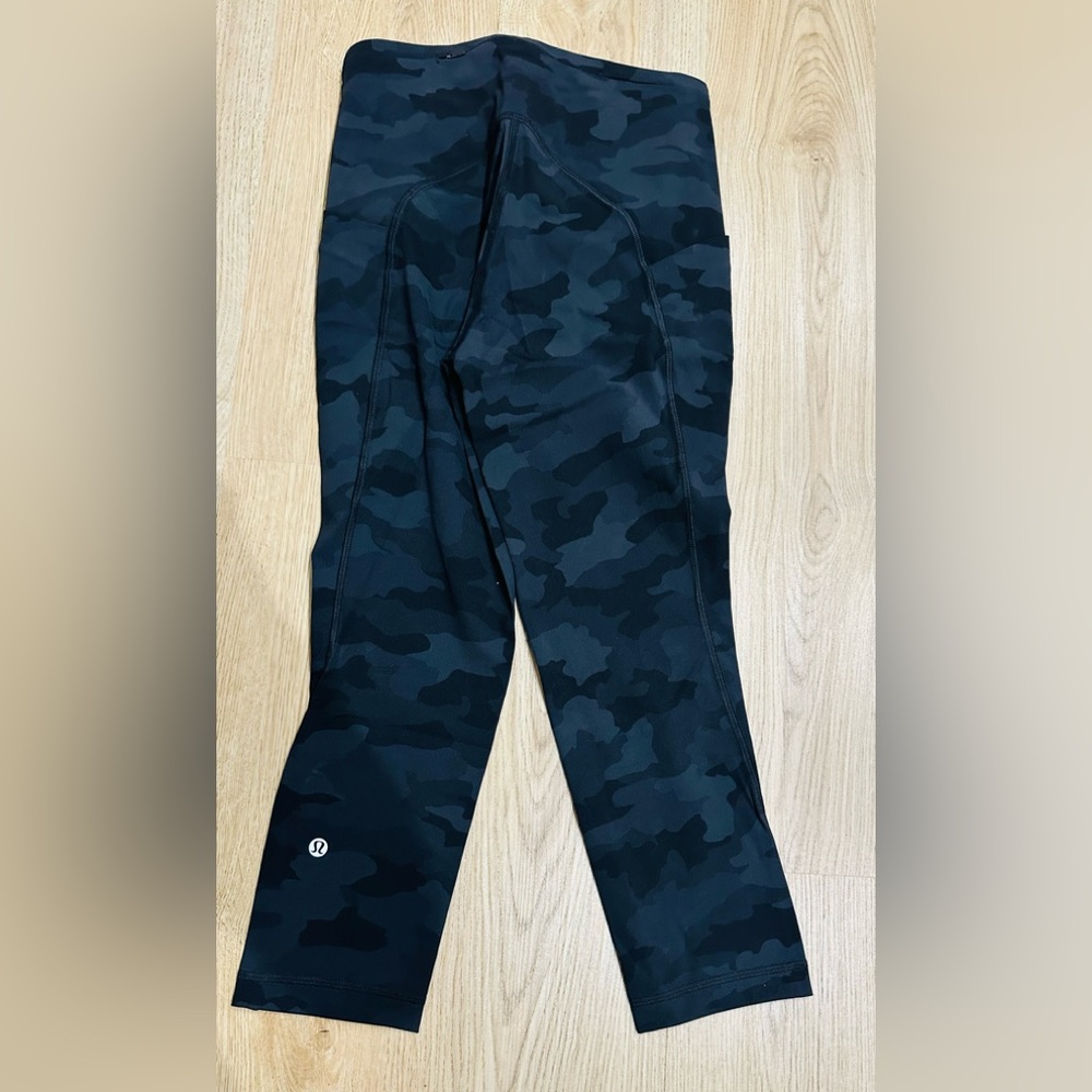 lululemon athletica Black Camo Leggings